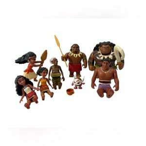 Disney Moana 2 toy figurines toy of 9 items